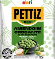 PETTIZ AMENDOIM CEBOLA SALSA 70G