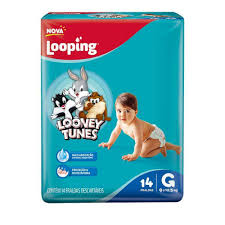 FRALDA LOOPING L TUNES JUMB G C/14