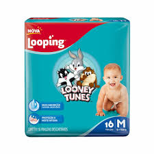 FRALDA LOOPING L TUNES JUMB M C/16