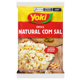 MINI PIPOCA YOKI NATURAL COM SAL 50G